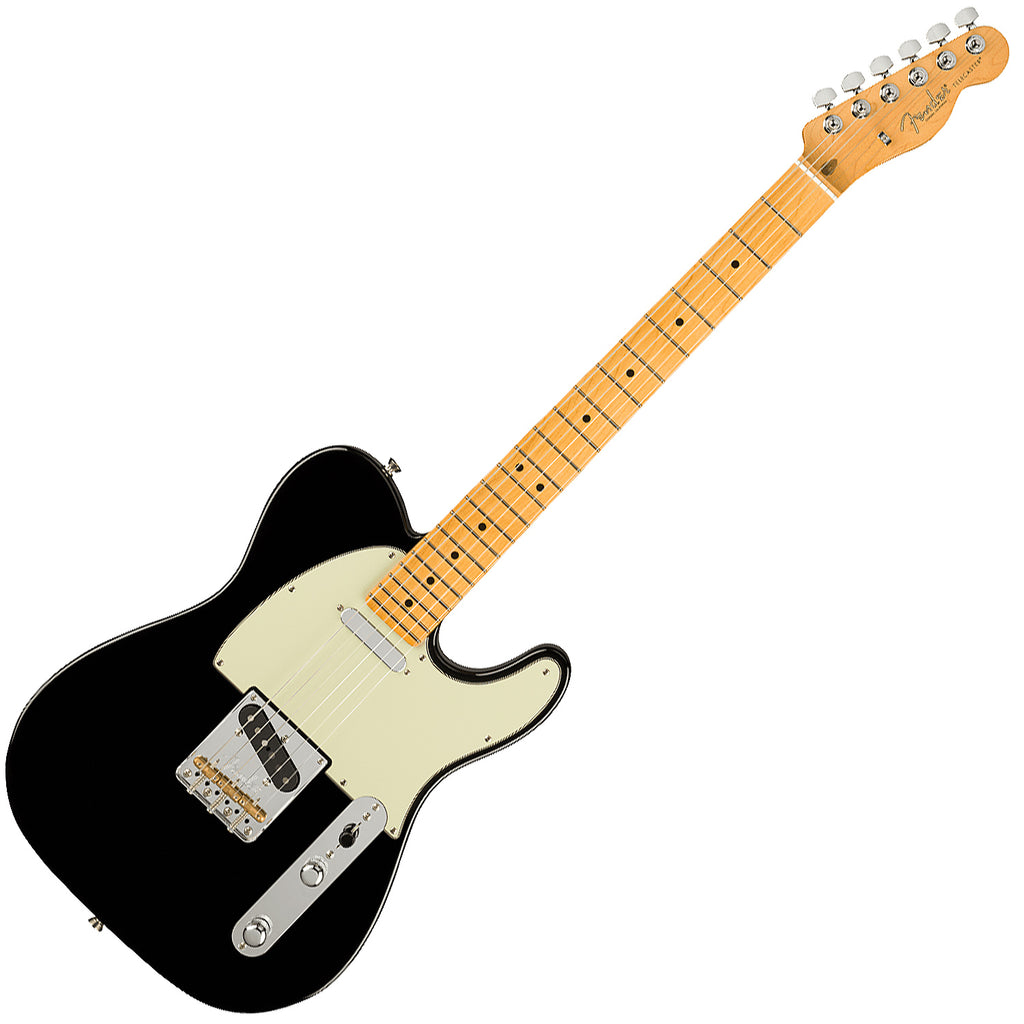 Fender American Professional II Telecaster Electric Guitar Maple in Black w/Case - 0113942706