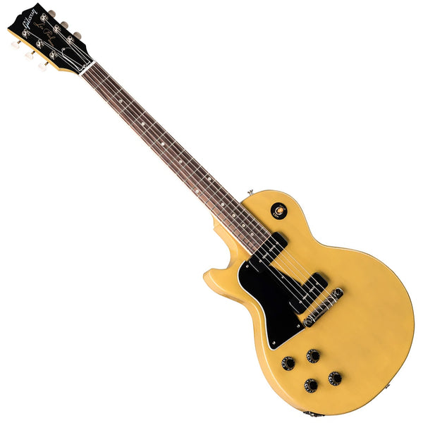 Gibson Left Handed Les Paul Special Electric Guitar in TV Yellow w/Case - LPSP00TVNHLH