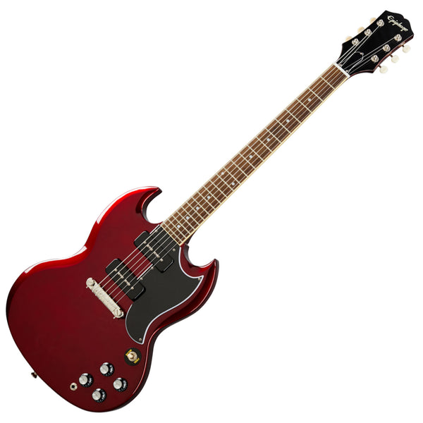 Epiphone SG Special P-90s Electric Guitar in Sparkling Burgundy - EISPSBUNH