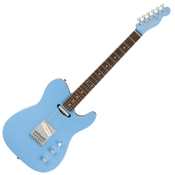 Fender Aerodyne Special Telecaster Electric Guitar Rosewood in California Blue w/Deluxe Gig Bag - 0252200326