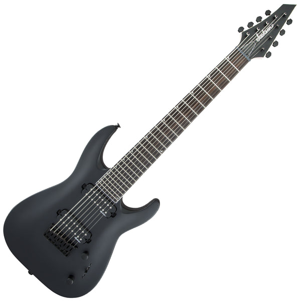 Jackson JS328 8 String Dinky Amaranth Fretboard Electric Guitar in Satin Black - 2910114568