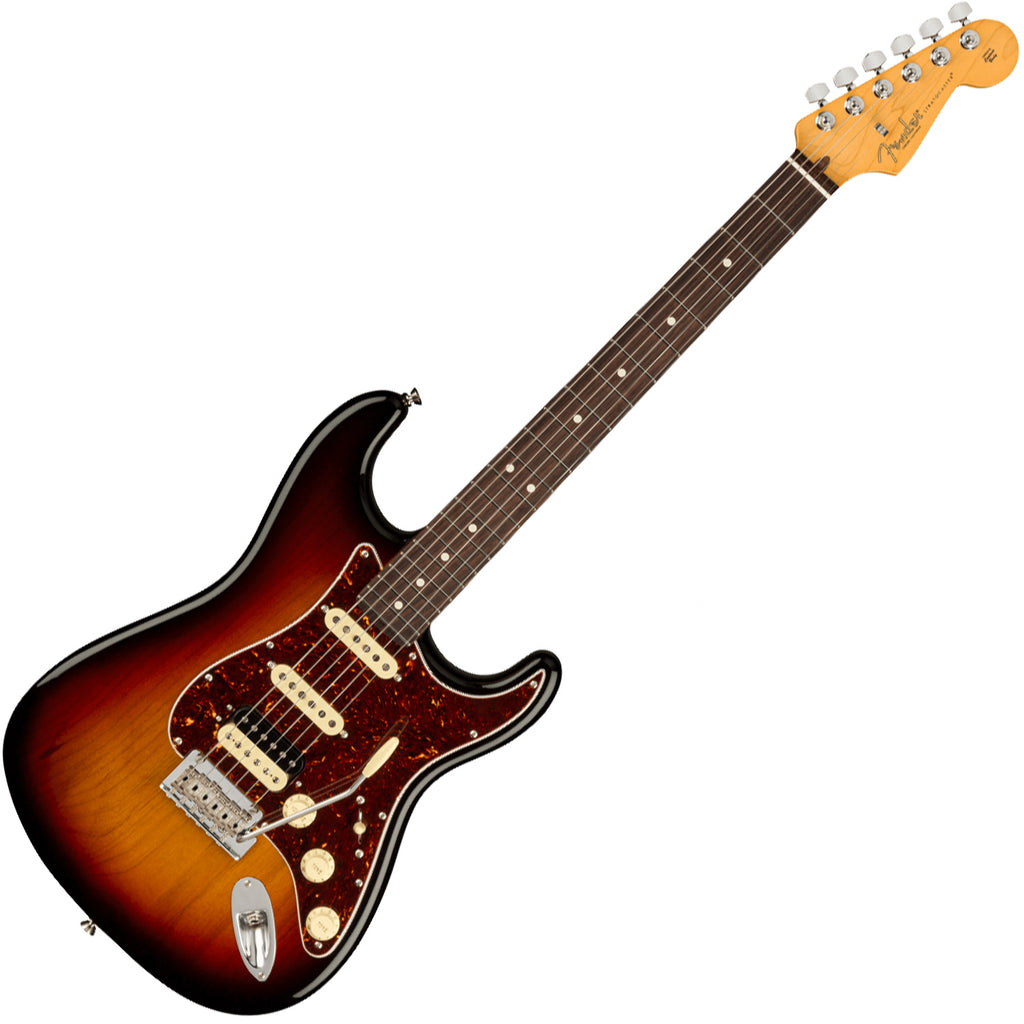 Fender American Professional II Stratocaster Electric Guitar HSS Rosewood in 3 Tone Sunburst w/Case - 0113910700