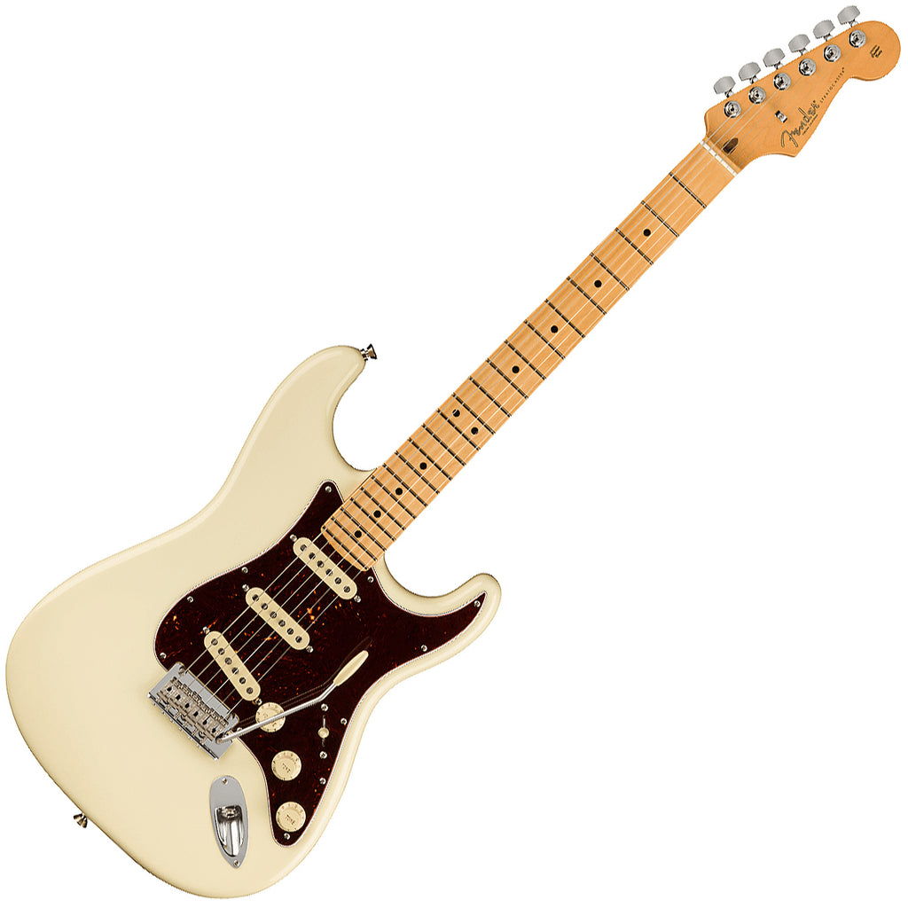 Fender American Professional II Stratocaster Electric Guitar Maple in Olympic White w/Case - 0113902705