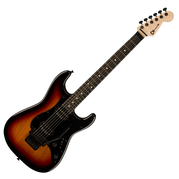 Charvel Pro Mod SC1 HH Floyd Electric Guitar in 3-Tone Sunburst 2966801500