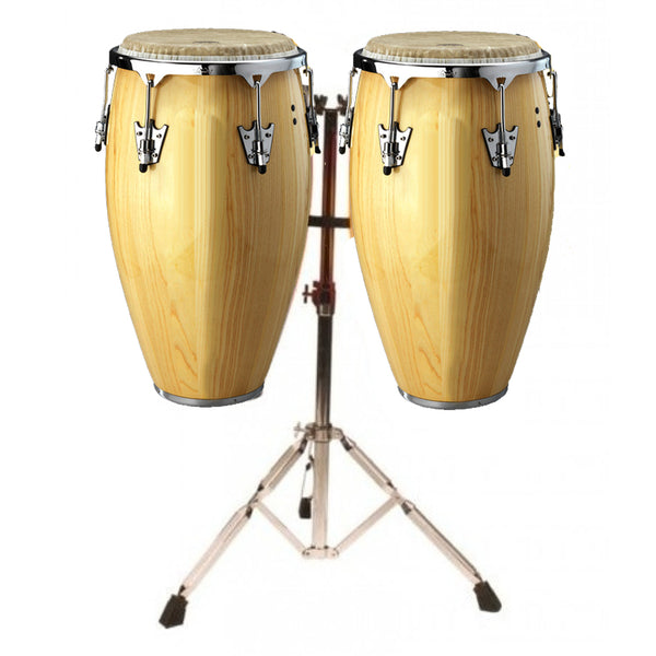 Mano MP1601NA Conga Set with Stand in Natural