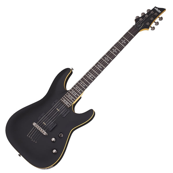 Schecter Demon-6 Electric Guitar in Aged Satin Black - 3660SHC