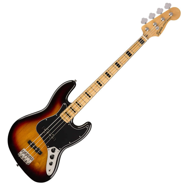 Squier Classic Vibe '70s Jazz Electric Bass Maple in 3-Color Sunburst - 0374540500