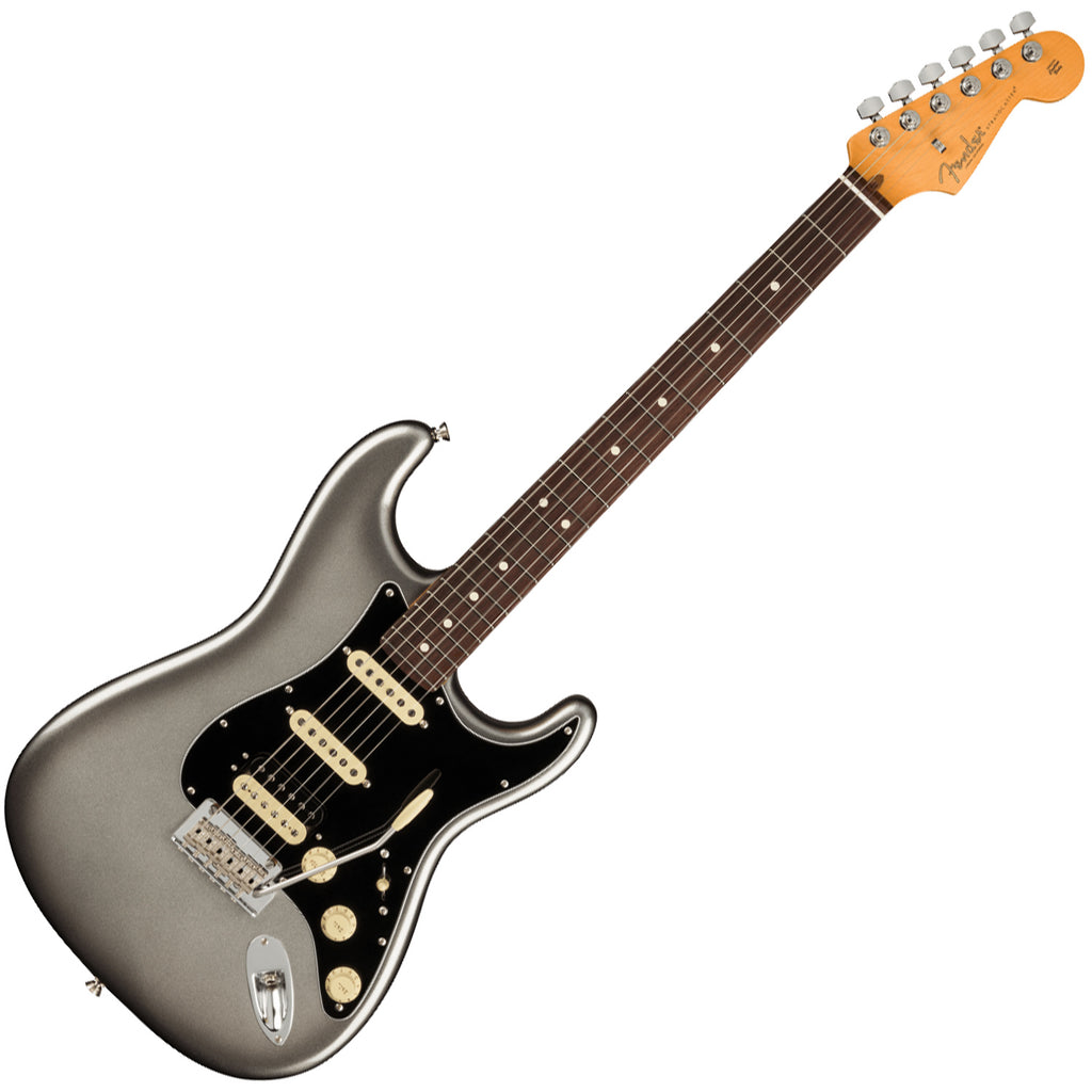 Fender American Professional II Stratocaster Electric Guitar HSS Rosewood in Mercury w/Case - 0113910755