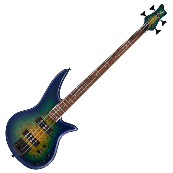 Jackson X Series Spectra SBXQ Electric Bass Amber Blue Burst - 2919904586