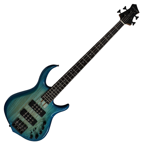 Sire M5 4 String Swamp Ash Body Ebony Fingerboard Electric Bass in Transparent Blue - M5SWAMPASH4TBL