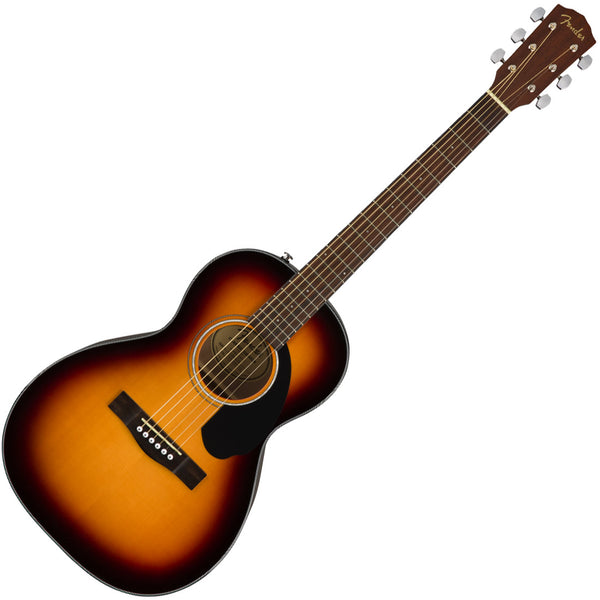 Fender CP-60S Parlor Solid Top Acoustic Guitar in 3 Color Sunburst - 0970120032