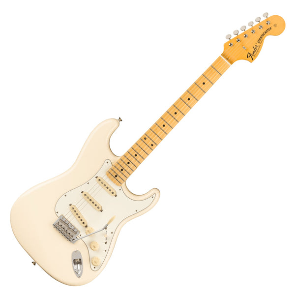 Fender Japanese Vintage Modified 60s Stratocaster Electric Guitar Maple in Olympic White - 0251862305