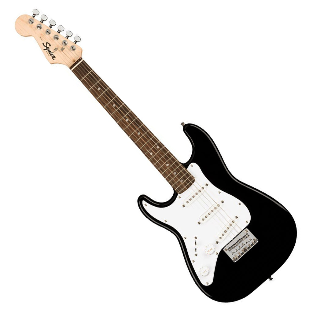 Squier Left Hand Mini Stratocaster Electric Guitar in Black - 0370123506