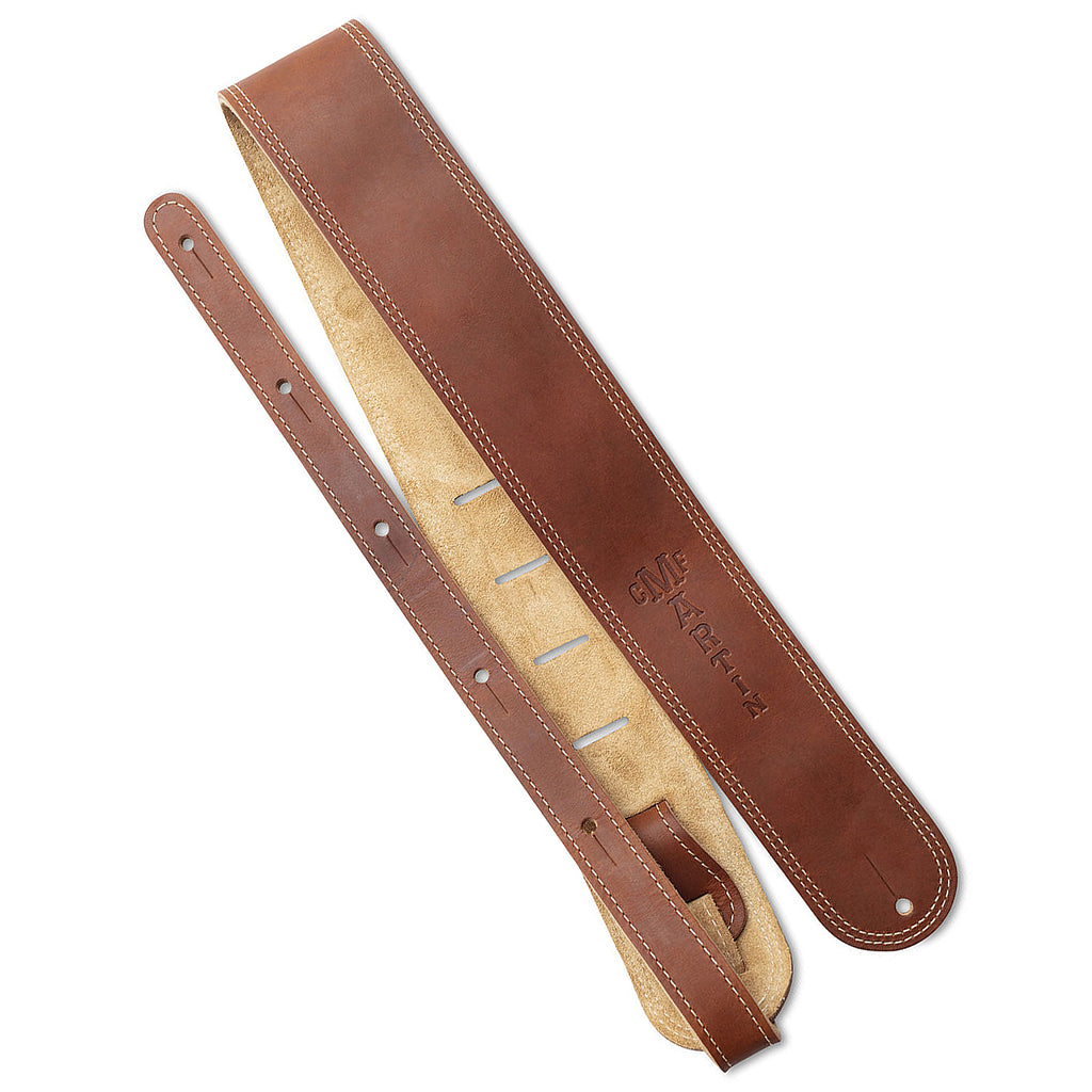 Martin Brown Leather Guitar Strap - 18A0012