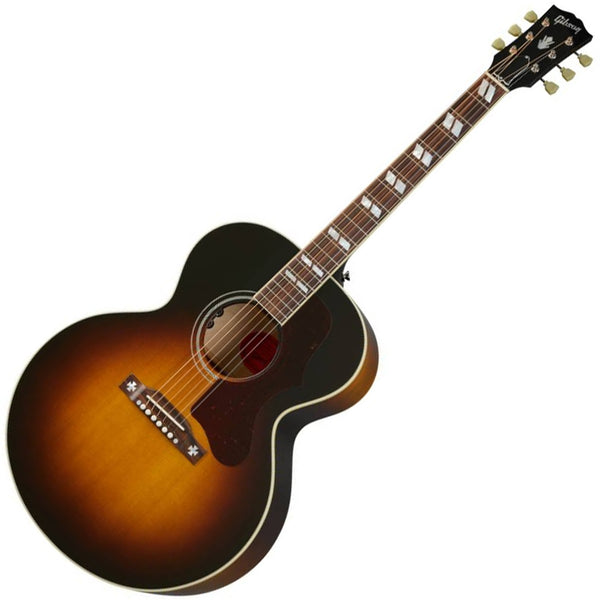Gibson J-185 Original Acoustic Electric in Vintage Sunburst w/Case - ACO85VSNH