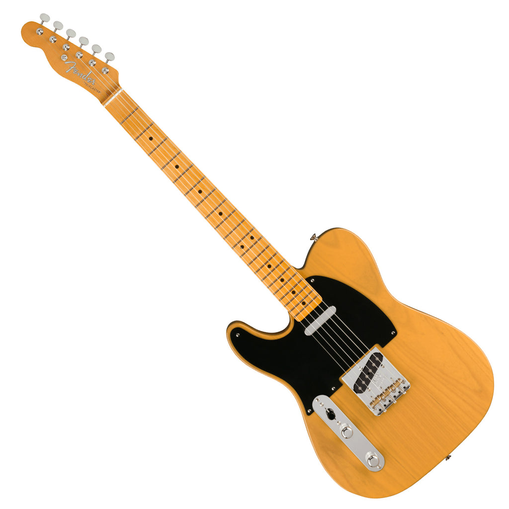 Fender American Vintage II Left Handed 51 Telecaster Electric Guitar Maple in Butterscotch Blonde w/Vintage - 0110322850