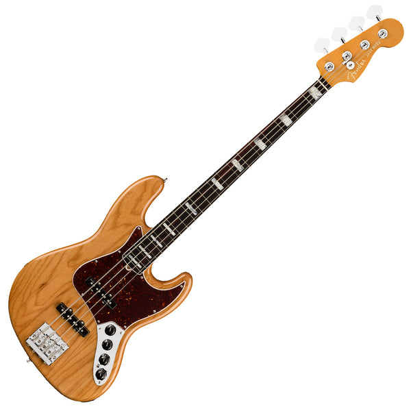 Fender American Ultra Jazz Electric Bass Rosewood in Aged Natural w/Case - 0199020734