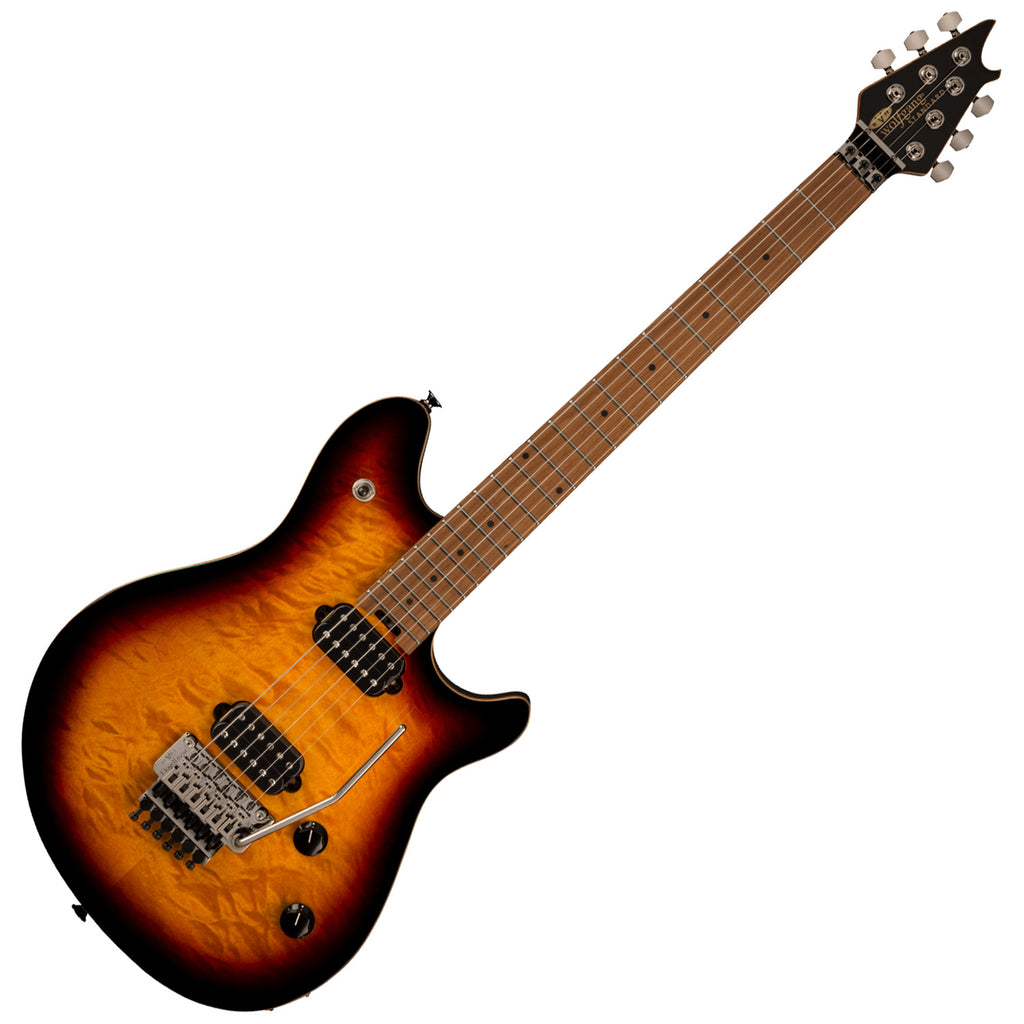 EVH Wolfgang Standard Electric Guitar Quilted Baked Maple Fretboard in 3-Color Sunburst - 5107003500