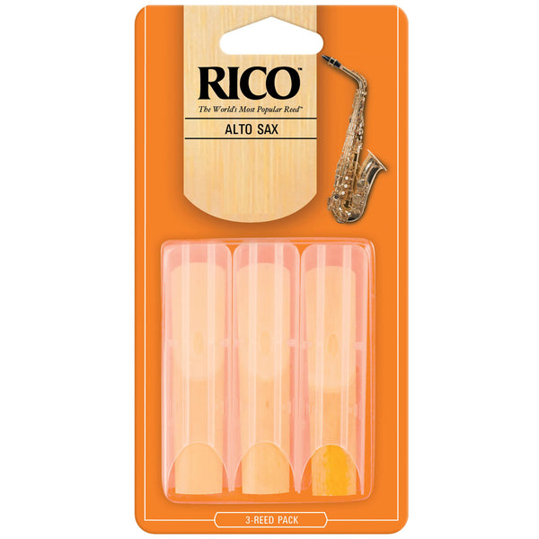 Rico RJA0330 3 Pack of Alto Saxophone #3 Reeds