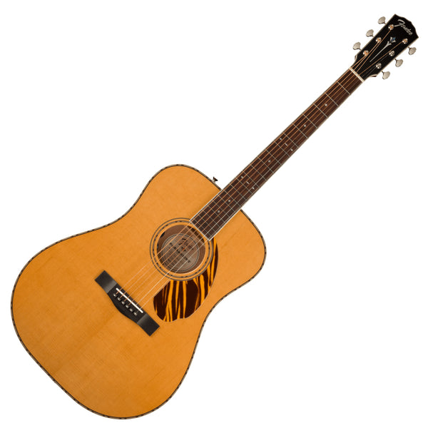 Fender PD-220E Paramount Acoustic Electric Dreadnought In Natural w/Case - 0970310321