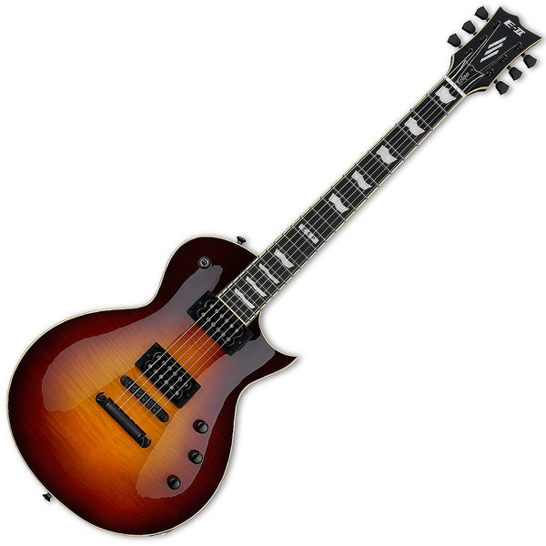ESP E-II Eclipse Electric Guitar in Tobacco Sunburst w/Case - EIIECFTFMTSB
