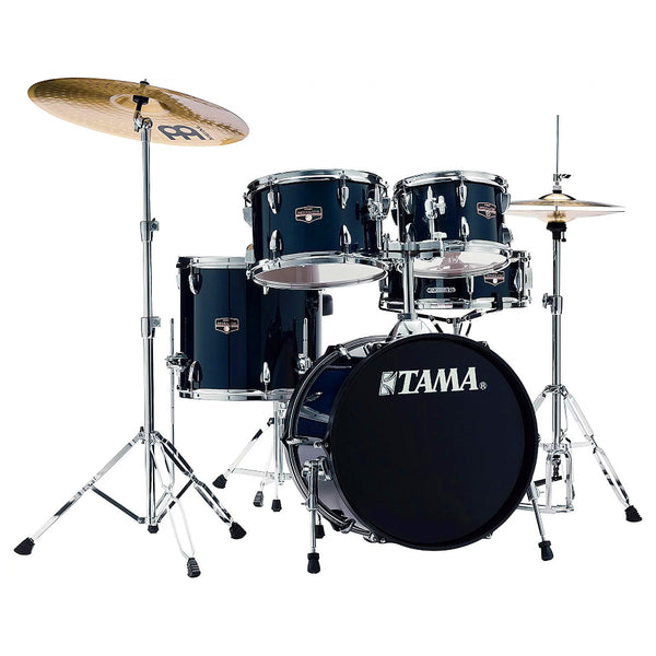 Tama ImperialStar 5 Piece Drumkit w/Hardware & Meinl Cymbals in Dark Blue - IE52CDB