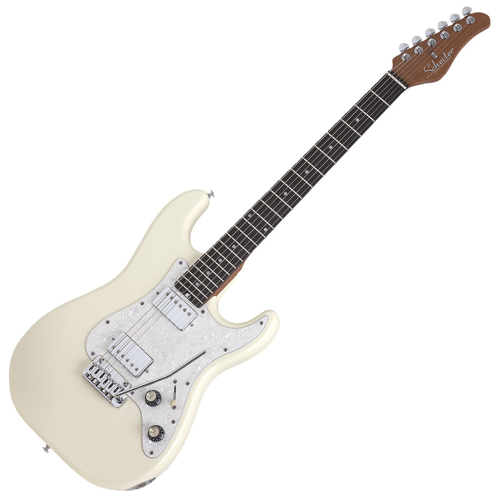 Schecter Jack Fowler Traditional Electric Guitar Hardtail in Ivory - 458SHC
