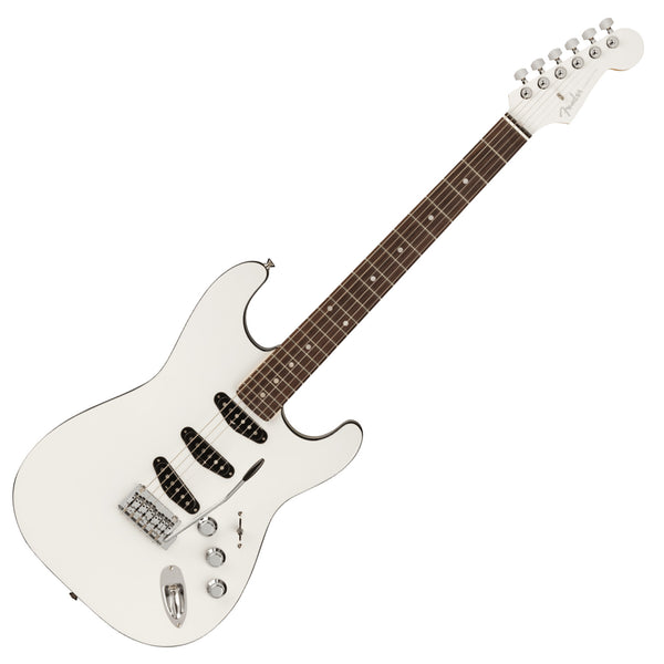 Fender Aerodyne Special Stratocaster Electric Guitar Rosewood in Bright White w/Deluxe Gig Bag - 0252000310