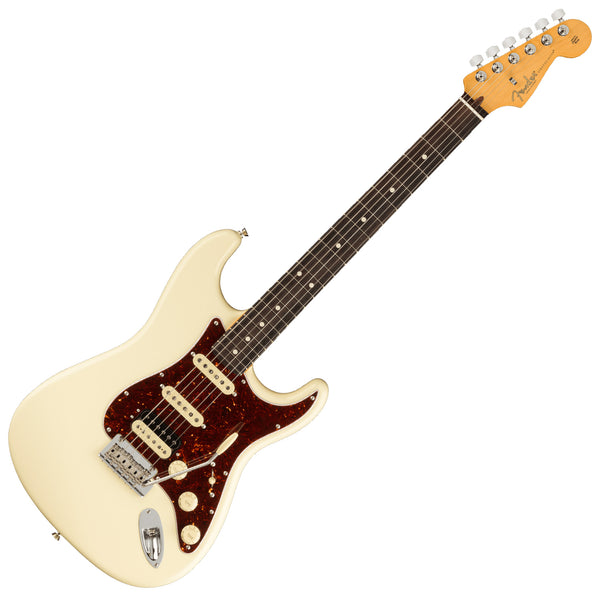 Fender American Professional II Stratocaster HSS Rosewood in Olympic White Electric Guitar w/Case - 0113910705