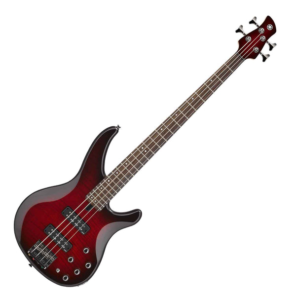 Yamaha TRBX Series Electric Bass in Dark Red Burst - TRBX604FMDRB