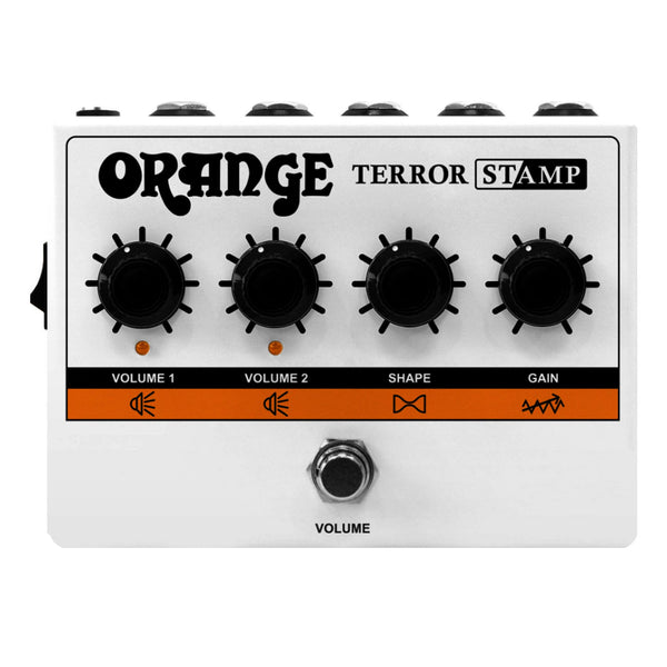 Orange TERRORSTAMP Terror Stamp Preamp Effects Pedal