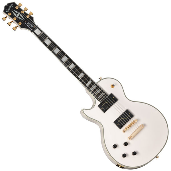 Epiphone Left Handed Matt Heafy Signature Model Les Paul Electric Guitar in Bone White - EILPCMKHBWGHLH