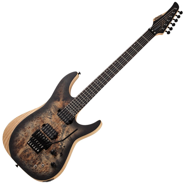 Schecter Reaper-6 Electric Guitar Floyd Rose Charcoal Burst - 1503SHC