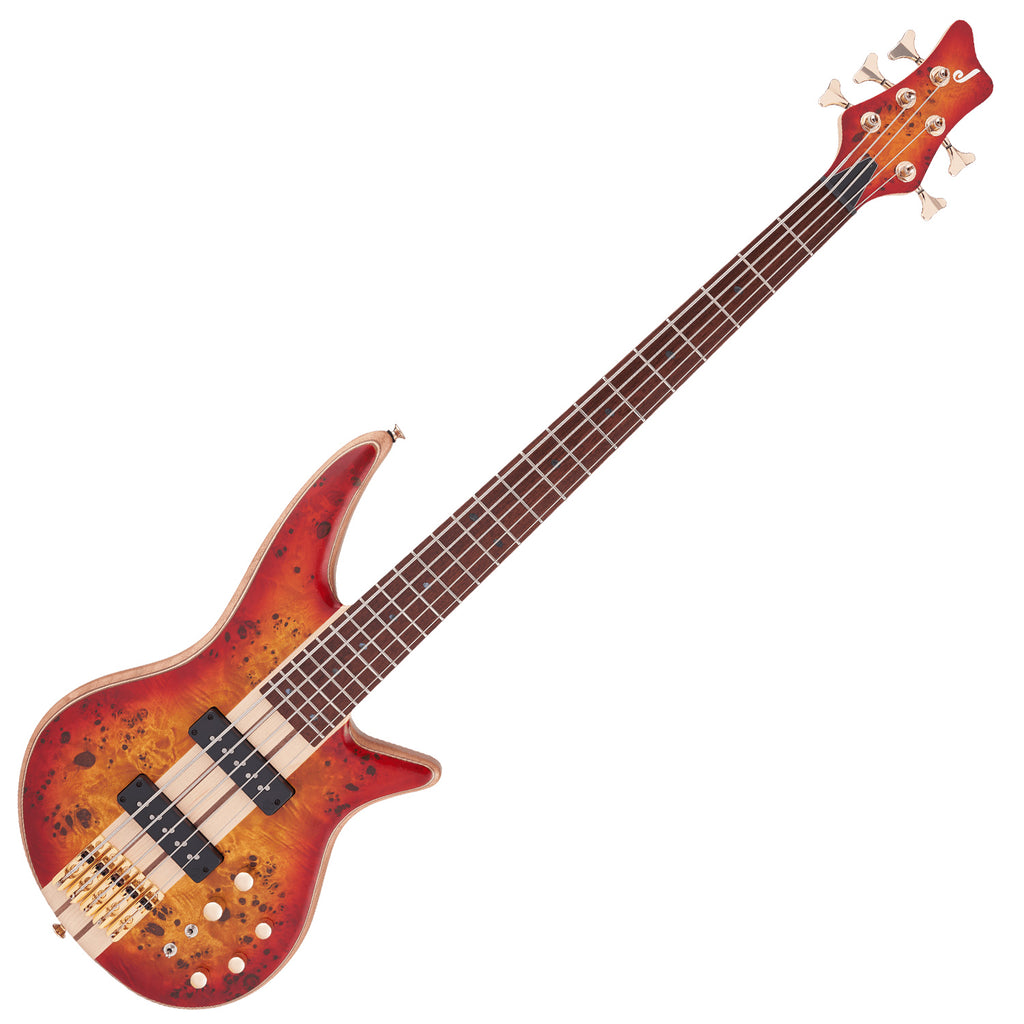 Jackson Pro Spectra SBP V 5 String Electric Bass NT Poplar Cherry Burst - 2919934515