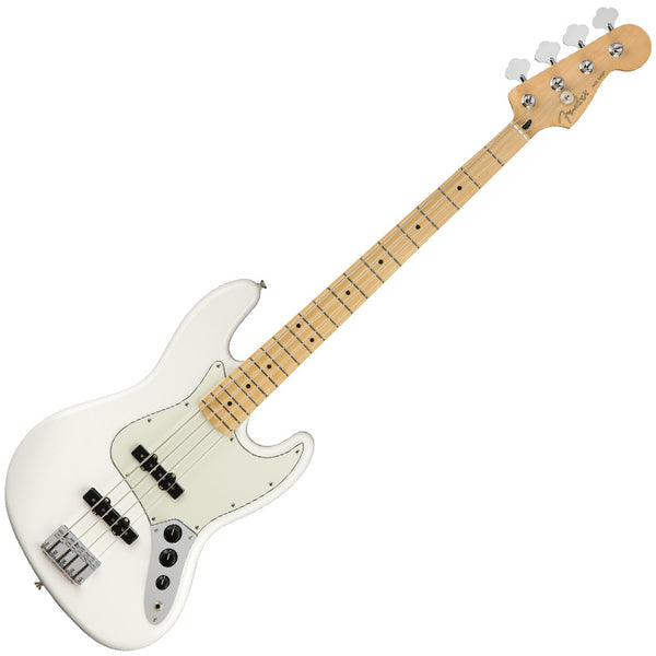 Fender Player Jazz Electric Bass Maple Neck in Polar White - 0149902515