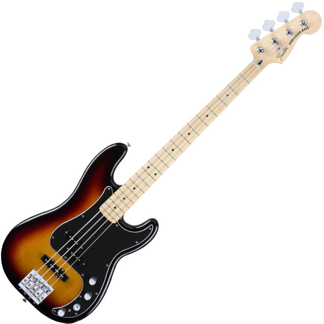 Fender Deluxe Active P Electric Bass Special Maple Fingerboard in 3 Color Sunburst - 0143412300