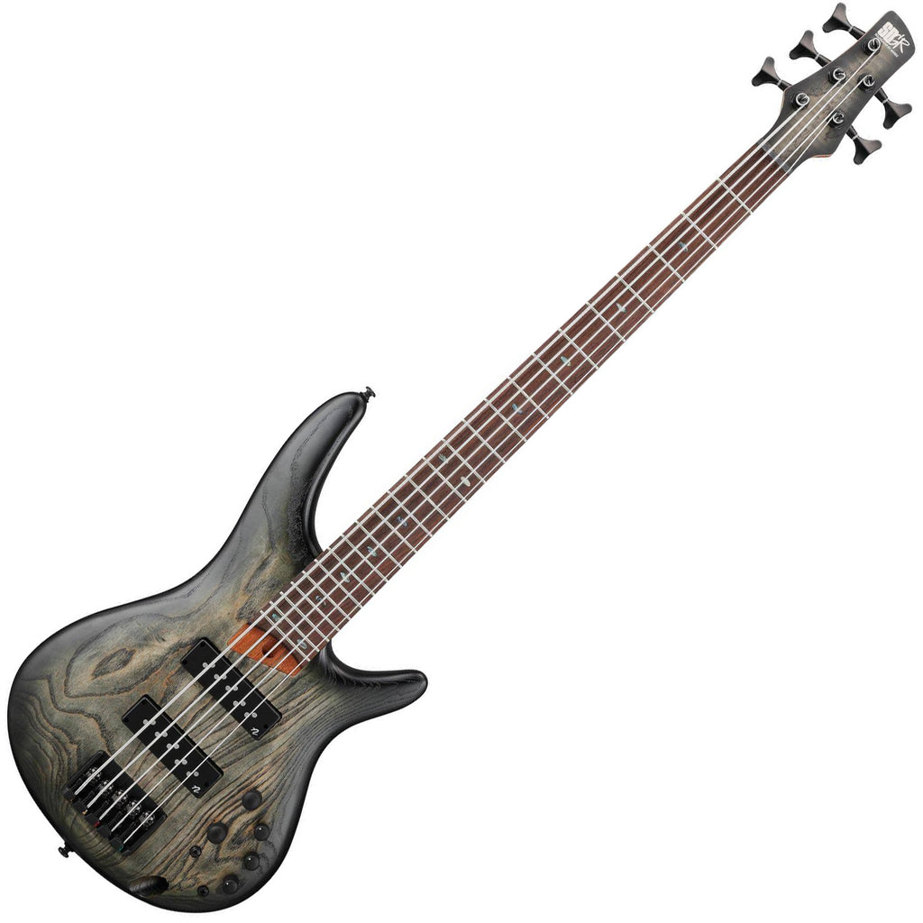 Ibanez SR Standard 5 String Bass Guitar in Black Stained Burst - SR605EBKT