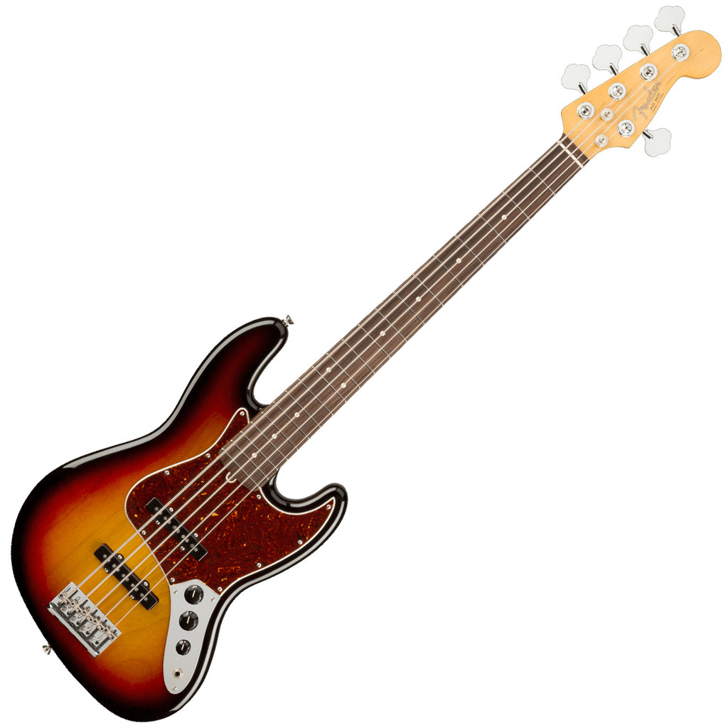 Fender American Professional II Jazz Bass® V Rosewood Fingerboard 3-Color Sunburst - 0193990700