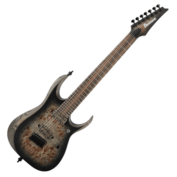 Ibanez RGD Axion Label 7 String Electric Guitar in Charcoal Burst Black Flat - RGD71ALPACKF