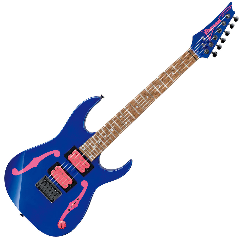 Ibanez Paul Gilbert Signature Electric Guitar (22.2 scale) in Jewel Blue - PGMM11JB