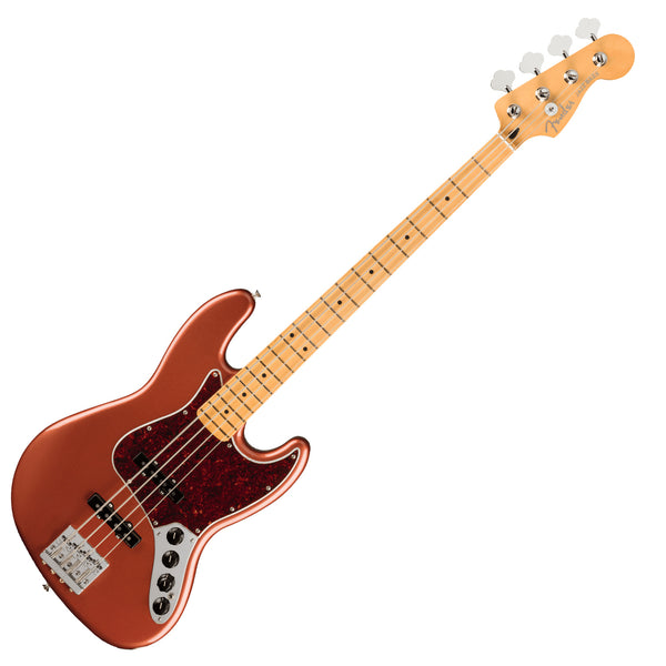 Fender Player Plus Active Jazz Electric Bass Maple in Aged Candy Apple Red - 0147372370