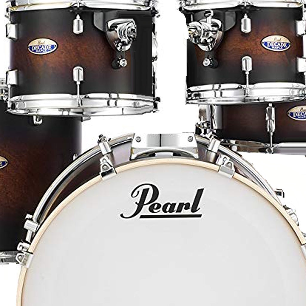 Pearl Decade Maple 7 Piece Shell Pack in Satin Brown Burst - DMP927SPC260