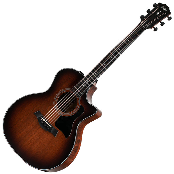 Taylor Grand Auditorium Acoustic Electric Solid Mahogany Back Sides in Shaded Edge Burst w/Case - 324ce