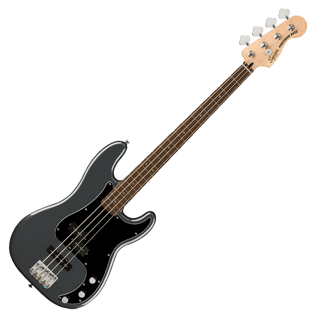 Squier Affinity P Electric Bass PJ Laurel in Charcoal Frost Metallic - 0378551569