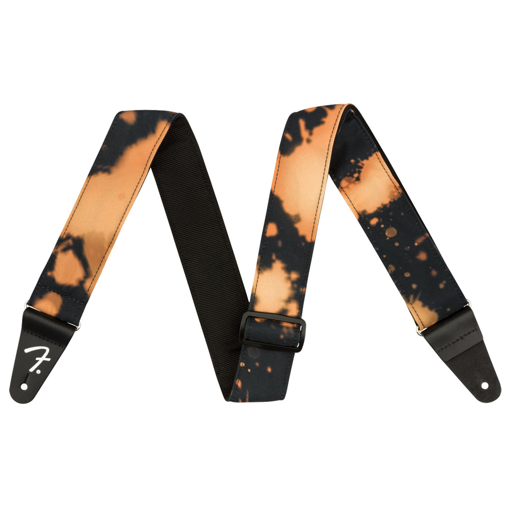 Fender Tie Dye Acid Wash Strap Black - 0990637206