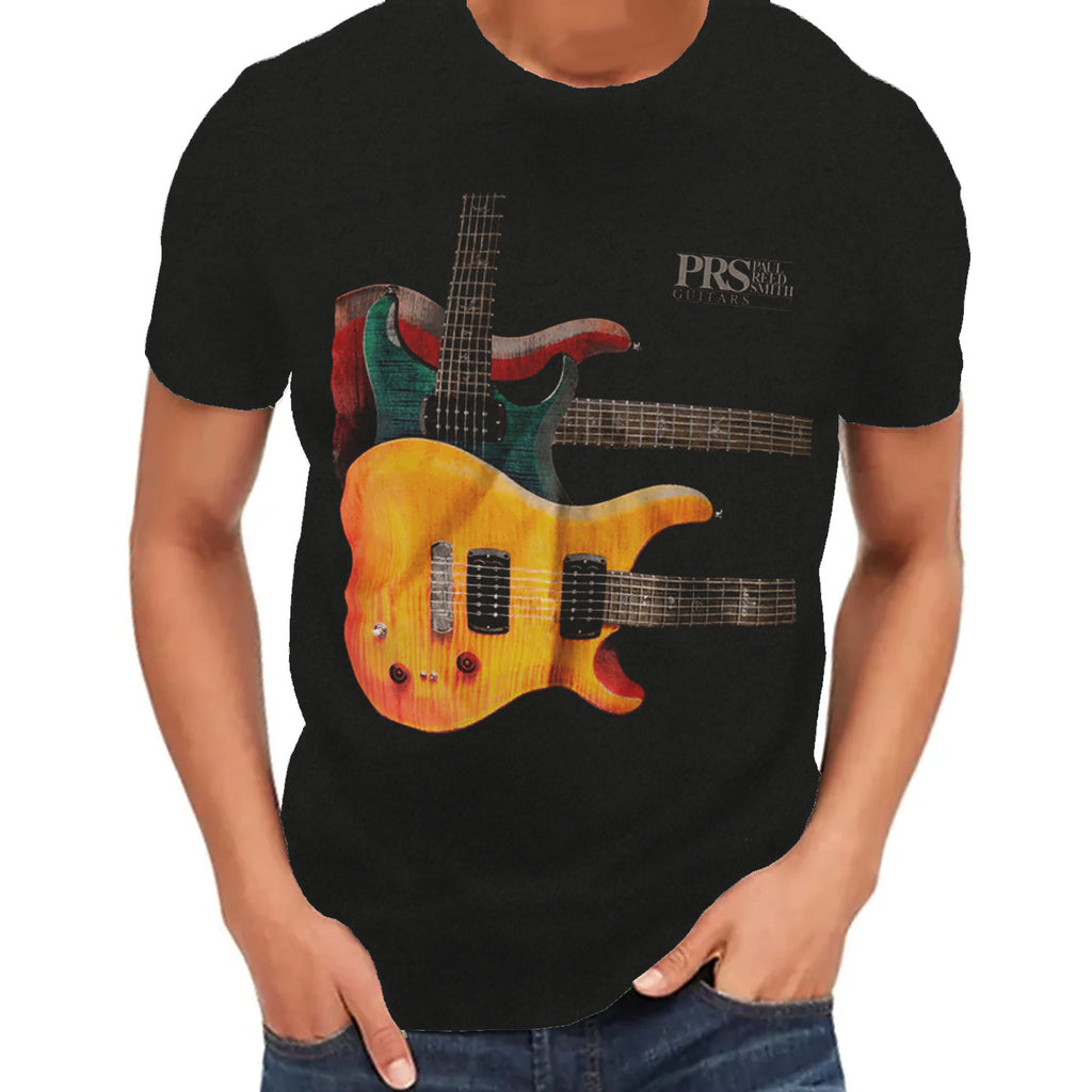 PRS Pauls's Guitar Throwback T-Shirt in Black - Medium - 106347003001