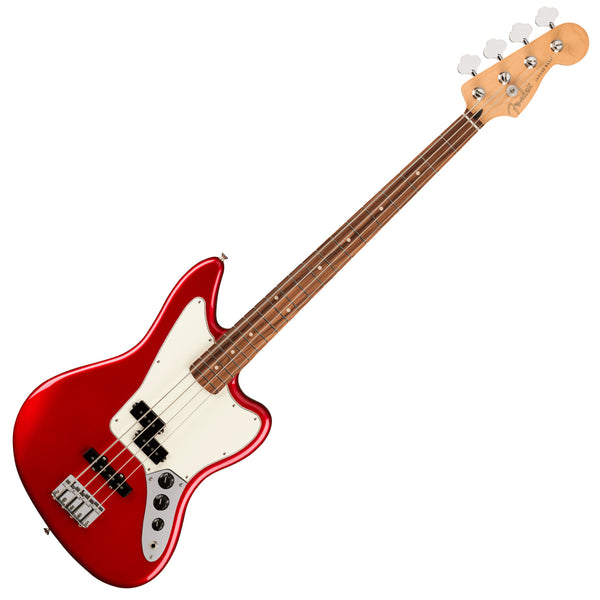 Fender  Player Jaguar Bass Guitar Pau Ferro in Candy Apple Red - 0149303509