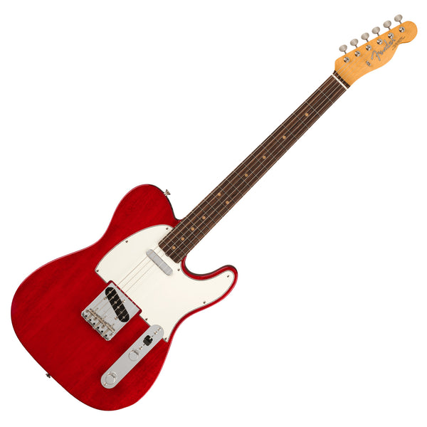 Fender American Vintage II 63 Telecaster Electric Guitar Rosewood in Crimson Red Transparent w/Vintage-Styl - 0110380838