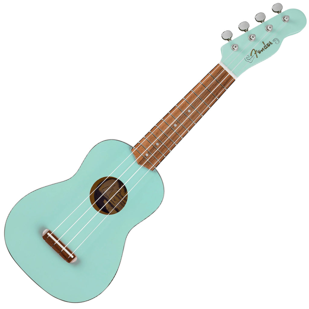 Fender Venice Soprano Ukulele in Surf Green - 0971610557
