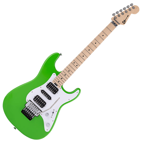 Charvel Pro Mod SO-CAL Style 3 Electric Guitar HSH Floyd Maple in Slime Green - 2966034525